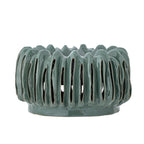 Mavel - Set of 2 Plant Pot Covers - Green - Stoneware