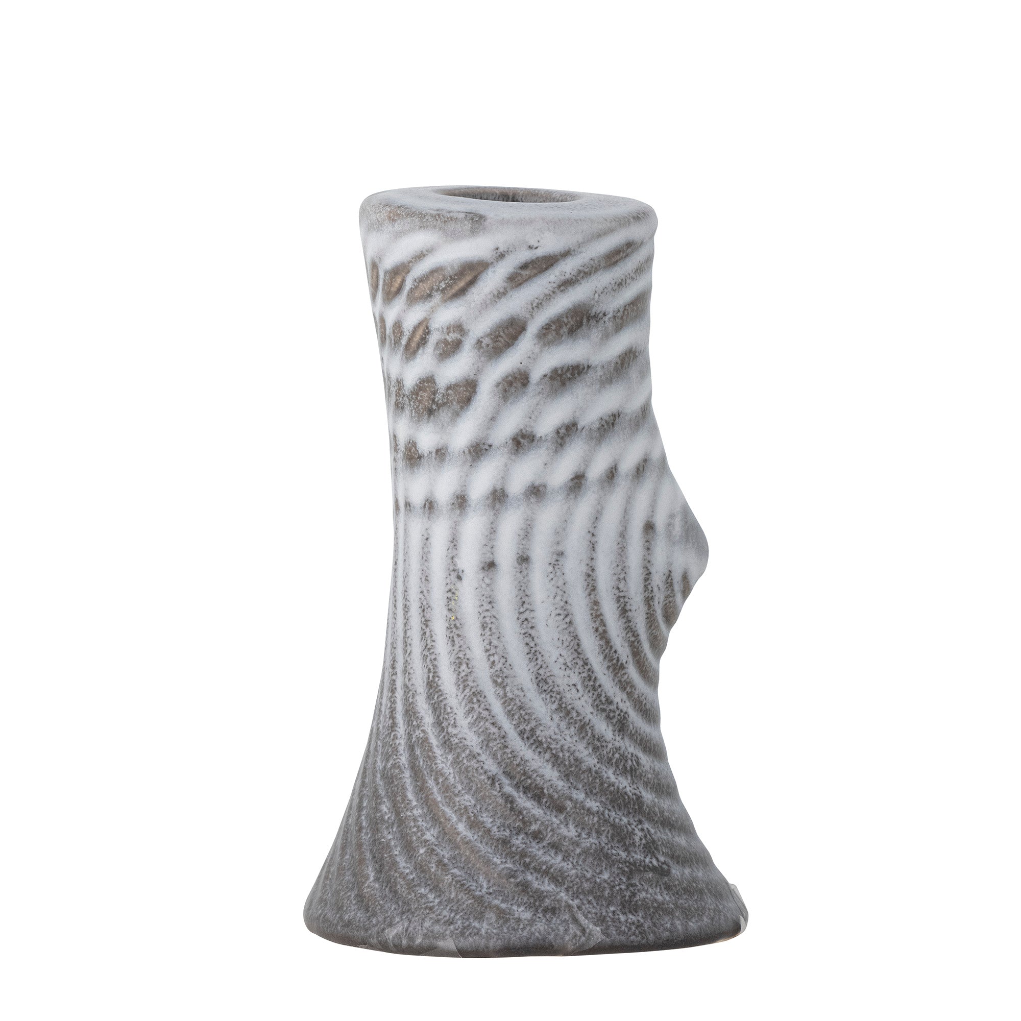 Raheem - Candle Holder - Grey - Stoneware