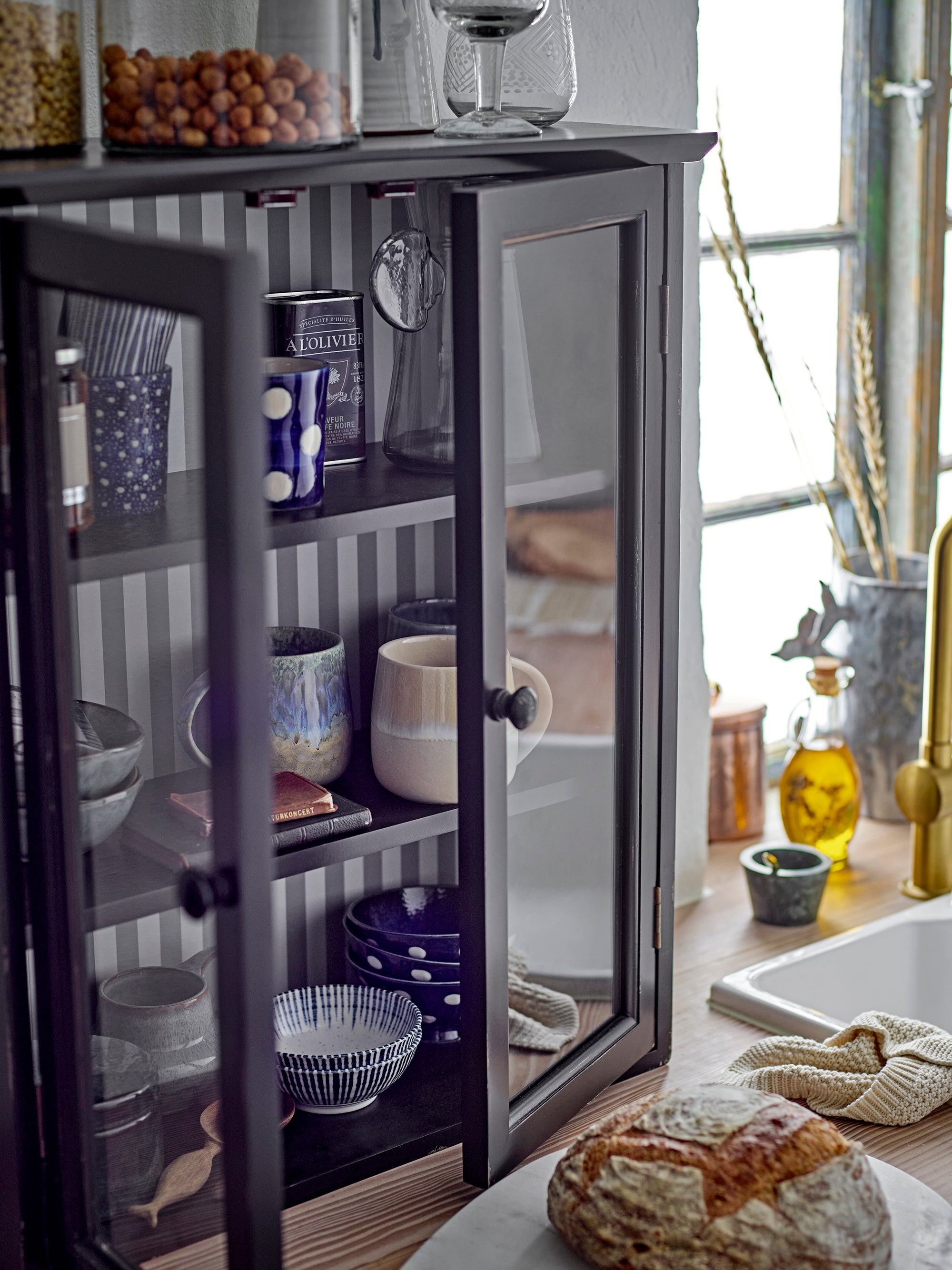 Hazem - Mueble De Almacenamiento - Negro - Abeto