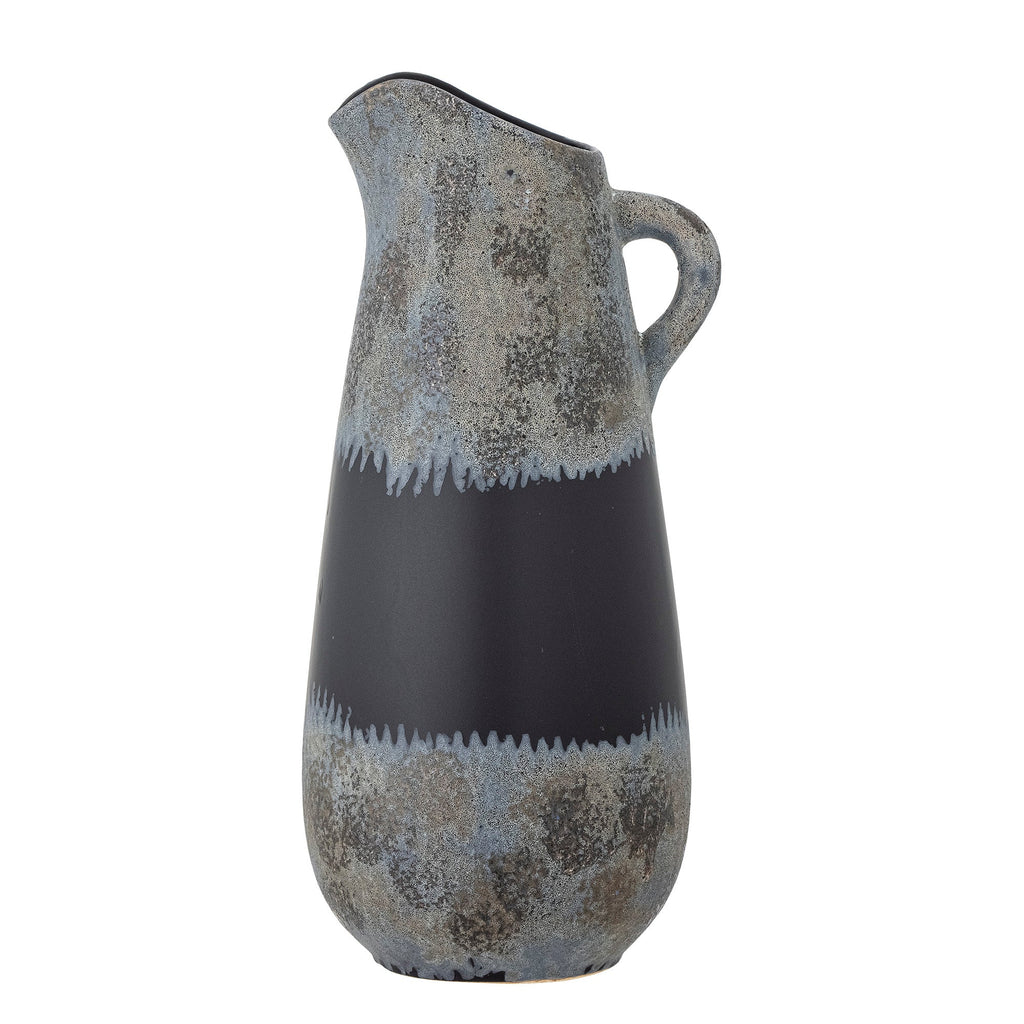 Khumo - Lote de 2 Jarrones - Negro - Gres