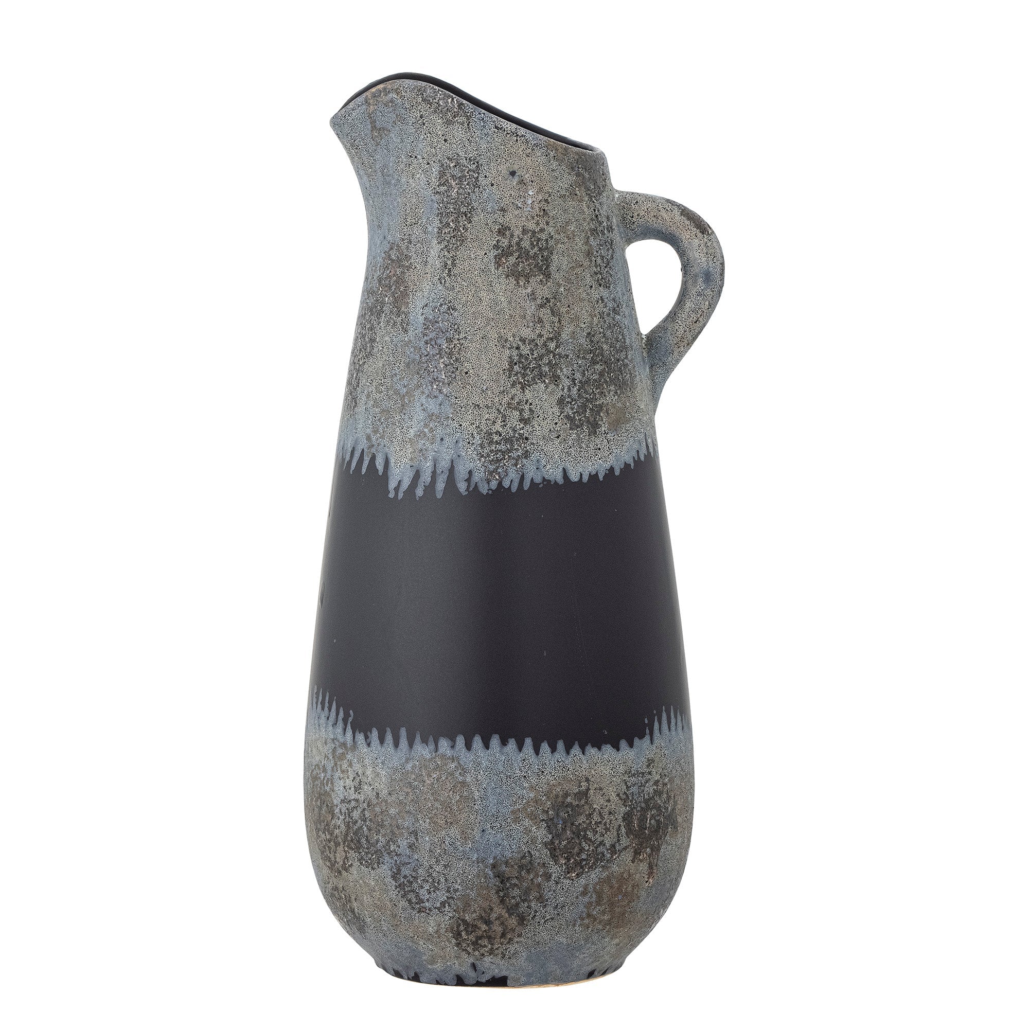 Khumo - Lote de 2 Jarrones - Negro - Gres