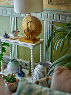 Peacock - Lámpara de Mesa - Dorado - Poliresina