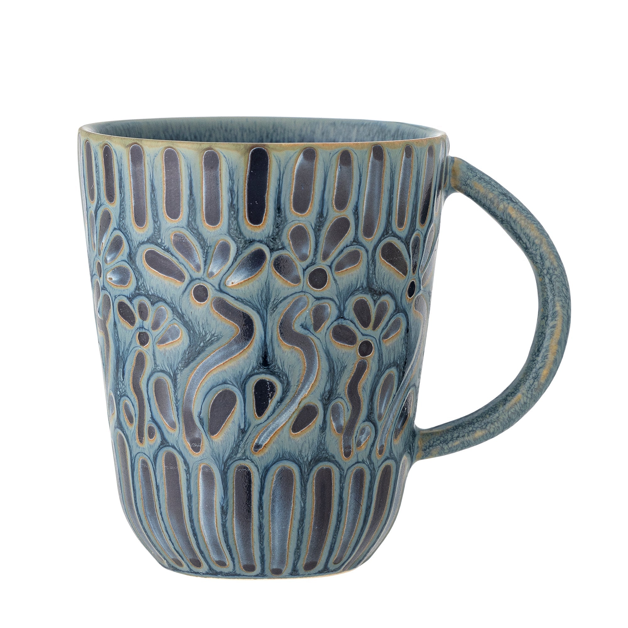 Samsin - Lot de 6 Mugs - Bleu - Grès