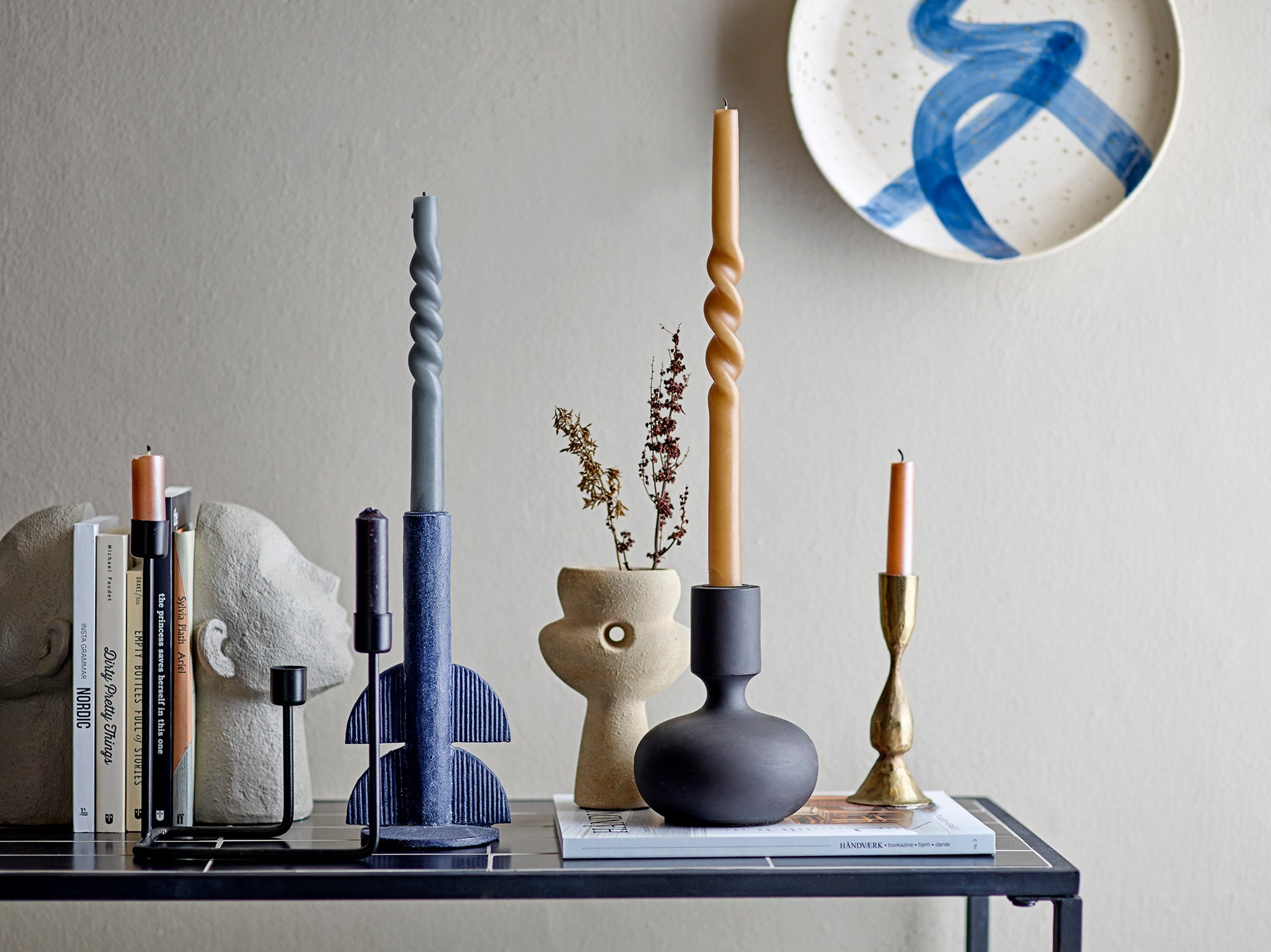 Ozcar - Decoración Mural - Azul - Gres