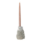 Souri - Candle Holder - Grey - Stoneware