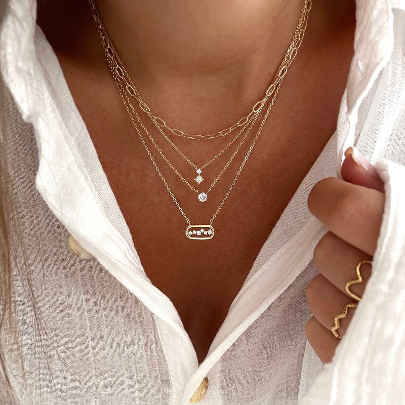 Collar Dani - Chapado en Oro