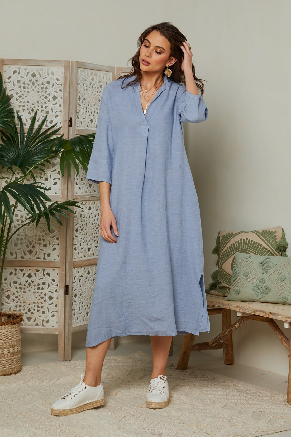Robe - Indigo - Femme