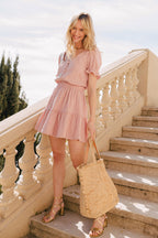 Falda Edma Blush Algodón