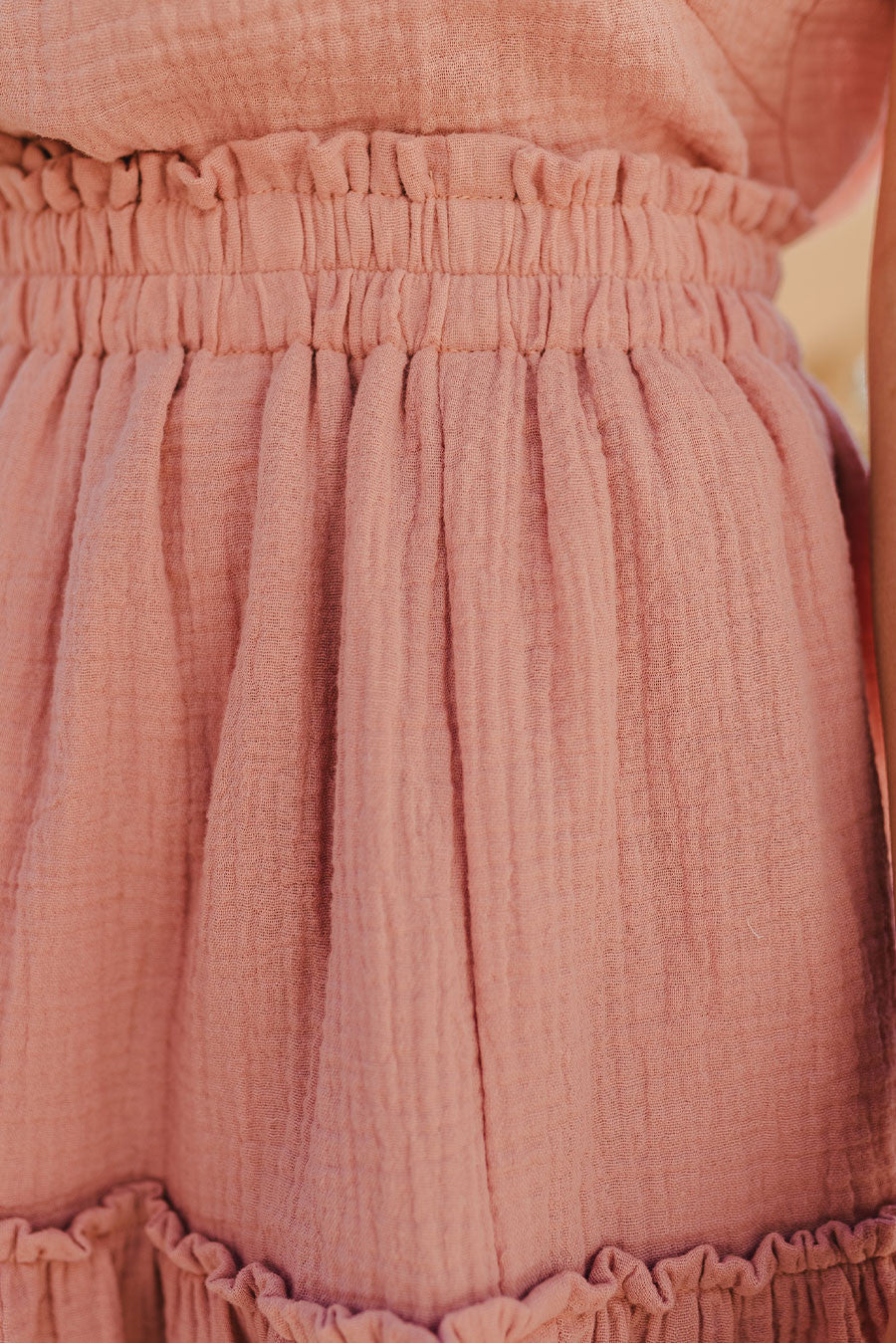 Falda Edma Blush Algodón