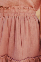 Falda Edma Blush Algodón