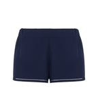 Songe High-Waisted Pyjama Shorts - Blue