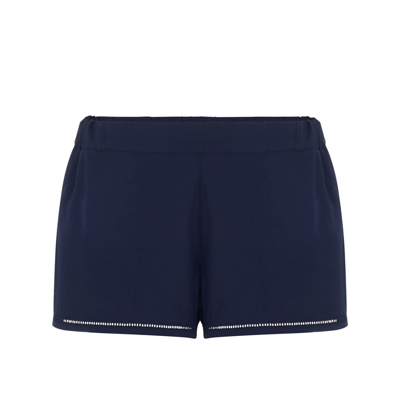 Songe High-Waisted Pyjama Shorts - Blue