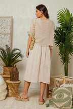 Vestido - Beige - Mujer