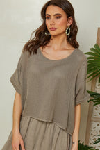 Vestido - Taupe - Mujer