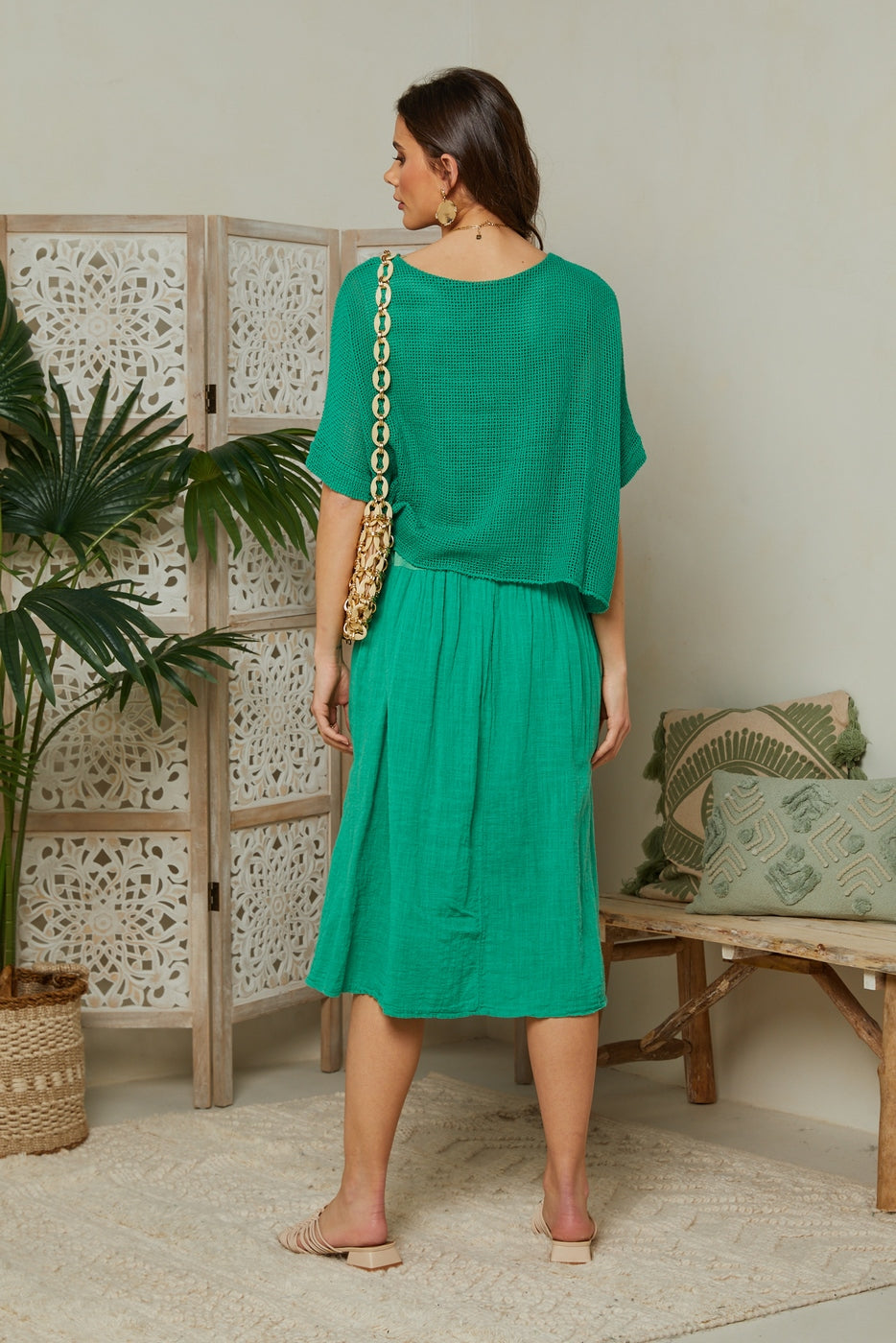 Vestido - Verde - Mujer