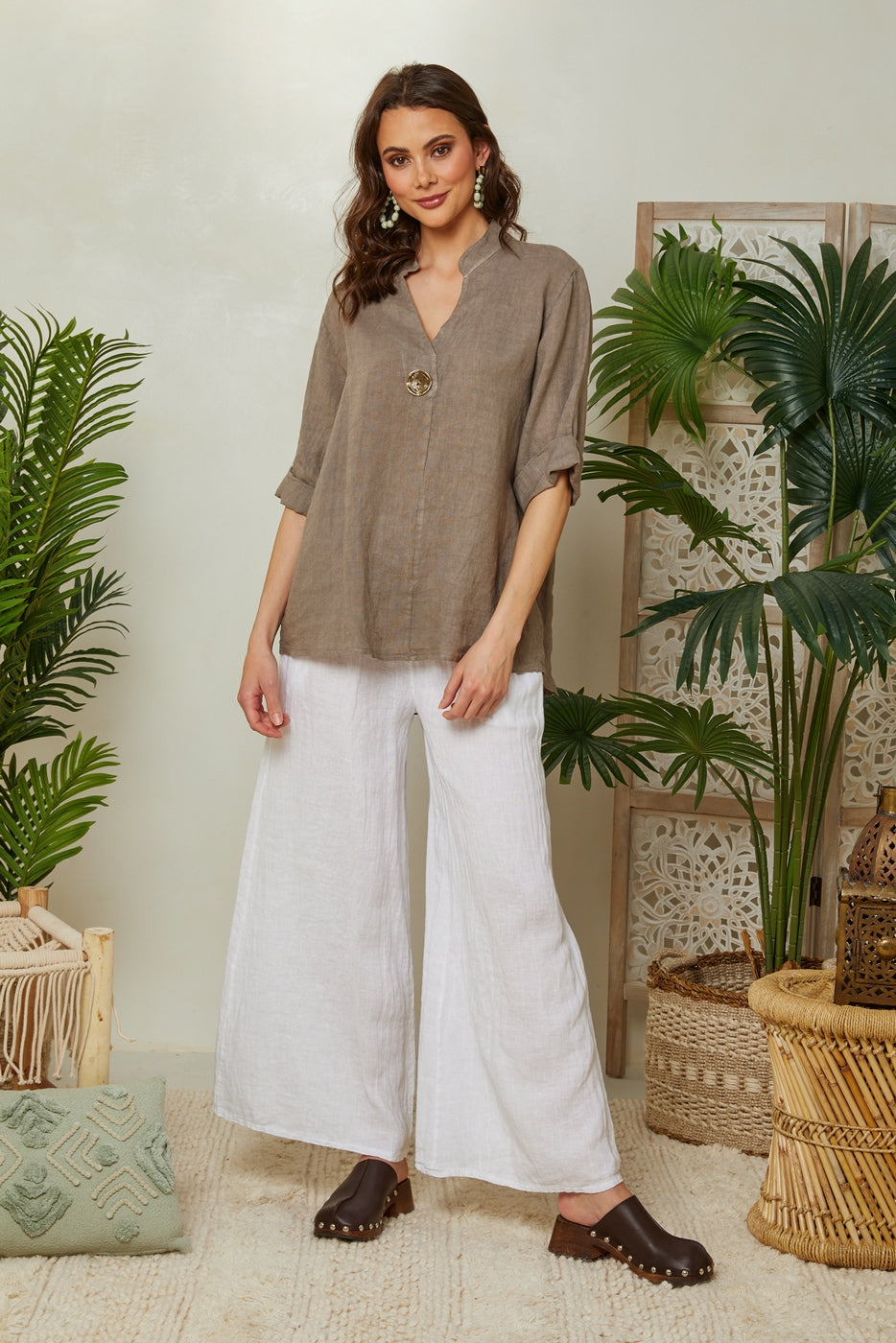 Top - Taupe - Mujer
