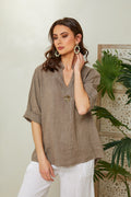 Top - Taupe - Mujer