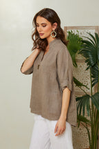 Top - Taupe - Mujer