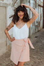 Falda Rachel Lin Rosa