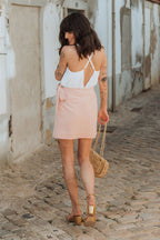 Falda Rachel Lin Rosa