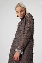 Marshall Dress In Charbon Lace