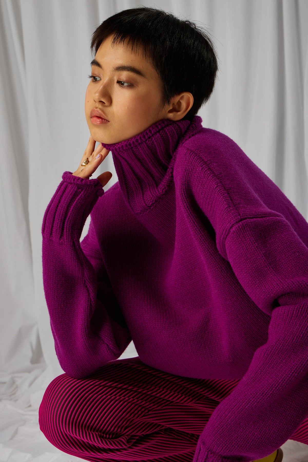 Sweter Opale z dzianiny Cardinale