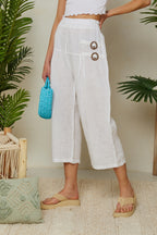 Pantalon - Blanc - Femme
