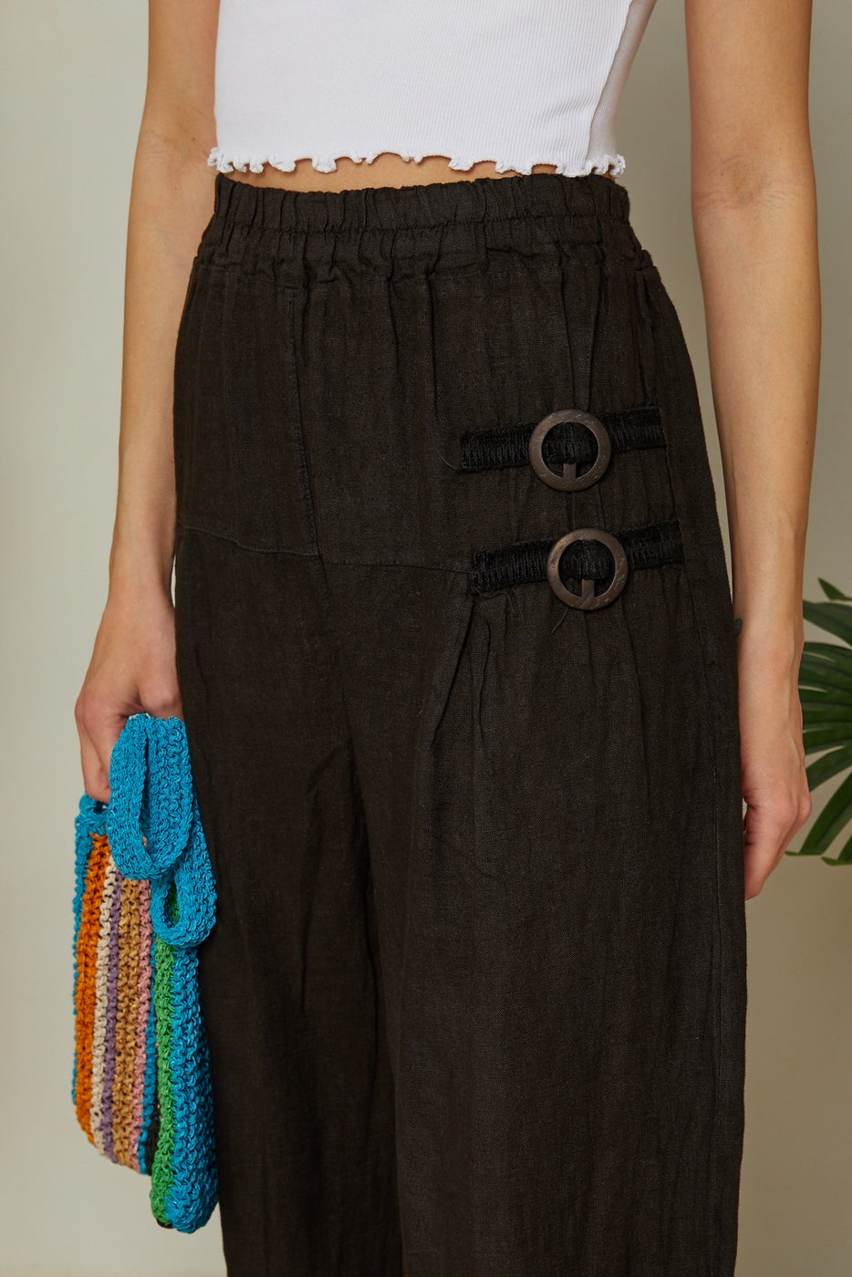 Pantalon - Noir - Femme