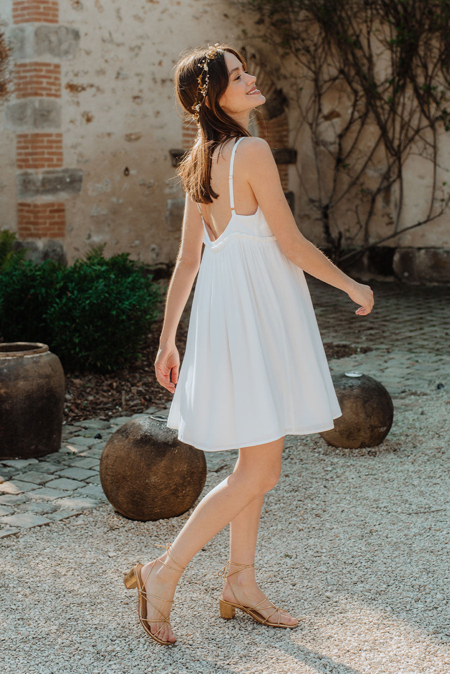 Vestido Léoline Blanco