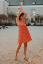 Vestido Léoline Argile