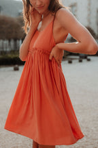 Vestido Léoline Argile