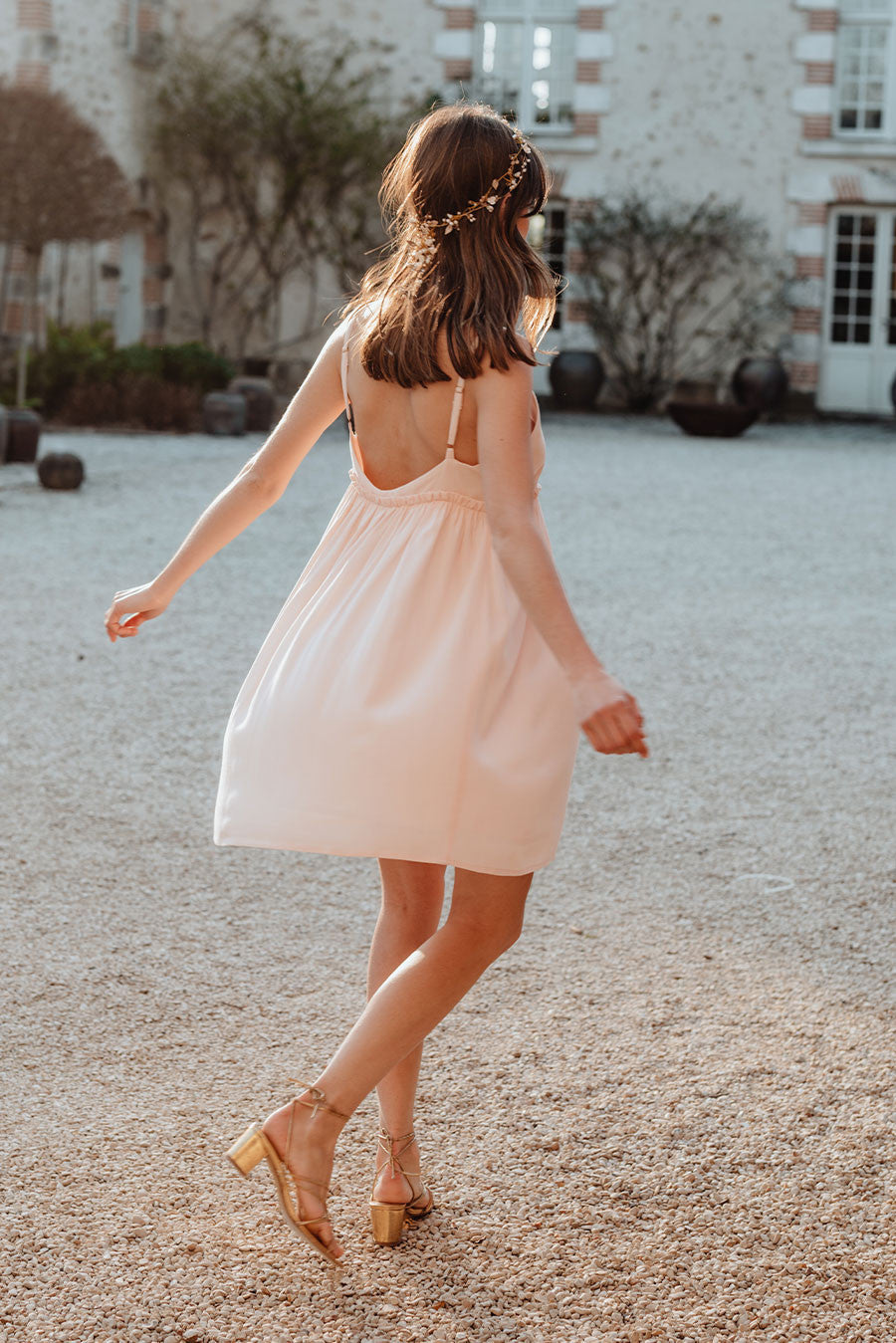 Vestido Léoline Rosa