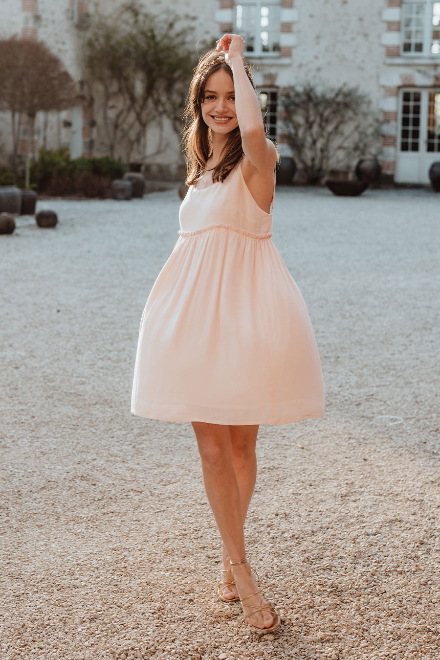 Vestido Léoline Rosa
