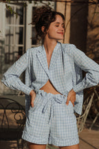 Short Thao Vichy Azur
