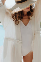Kimono Bao Blanco Algodón