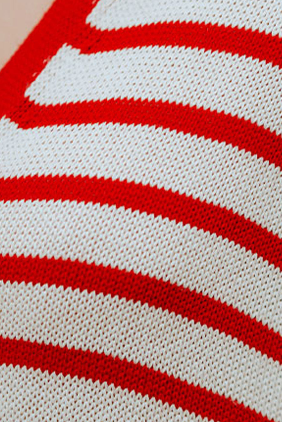 Vestido Évy Rayas Rojo