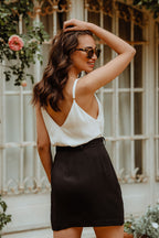 Camiseta de Tirantes Laure Blanco