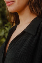 Vestido Atys Noir Coton
