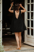 Vestido Fanny Negro Algodón
