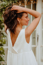 Jill White Cotton Dress