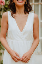 Jill White Cotton Dress