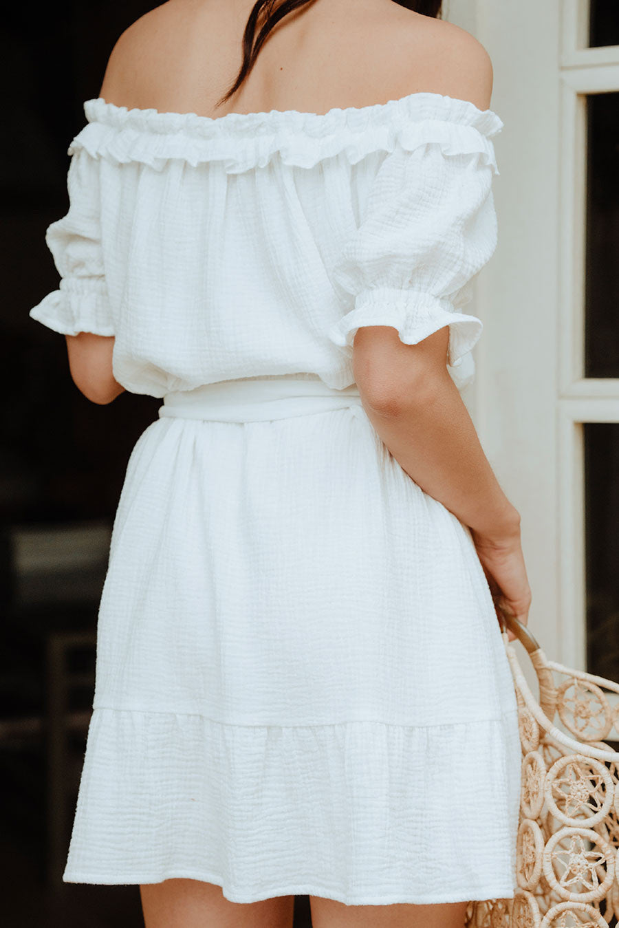 Vestido Petra Blanco Algodón