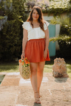 Blusa Suzanne Blanco Algodón