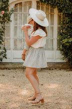 Falda Eloise Line Marine