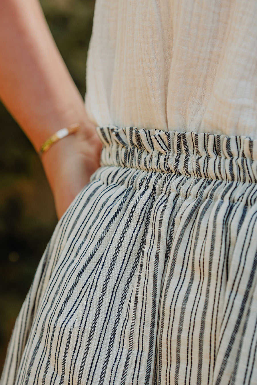 Falda Eloise Line Marine