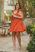 Vestido Louana Arcilla Algodón