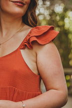 Vestido Louana Arcilla Algodón