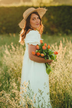 Vestido Zoé Blanco Algodón