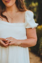 Vestido Zoé Blanco Algodón