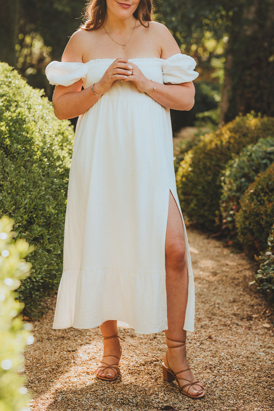 Vestido Zoé Blanco Algodón